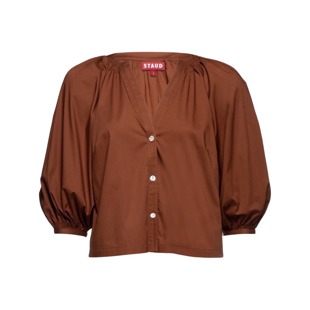 STAUD Brown Blouse